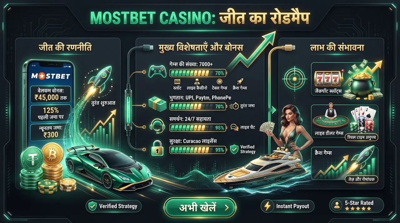 mostbet casino में खेलें
